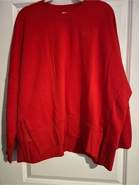 PINK Victoria's Secret Red Crewneck Sweatshirt